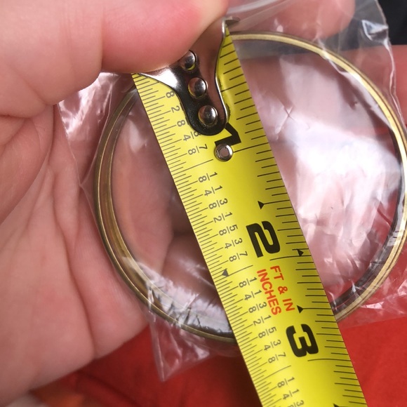 Set of Three (3) Vintage Brasstone Metal Bangels - Picture 8 of 8